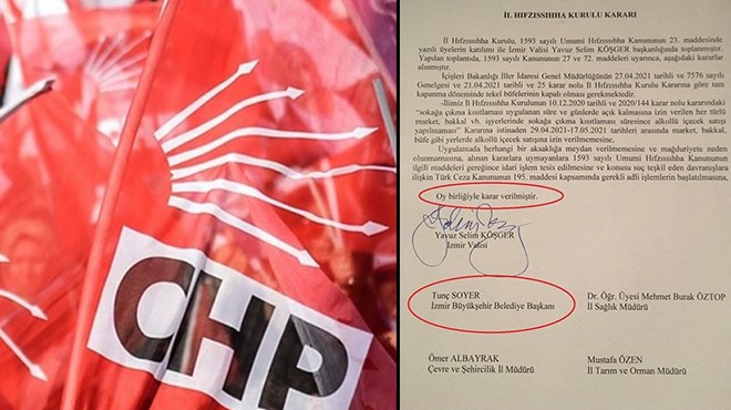 İzmir de  alkol yasağı onayı  tartışması: CHP den Vali Köşger e tepki!