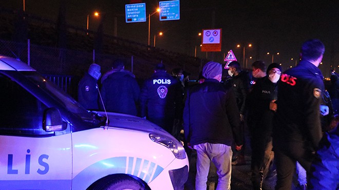 İzmir de alkollü sürücü polisin yaralanmasına neden oldu