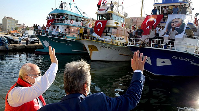 İzmir de balık av sezonu açıldı