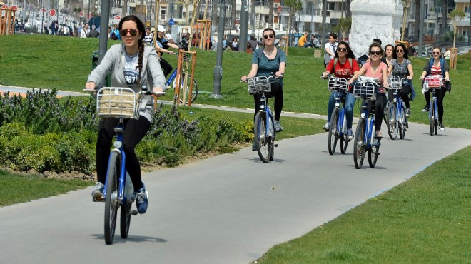 İzmir de bisiklet devrimi: Milyonları geçti!