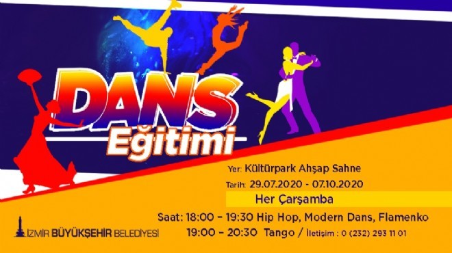 İzmir de dans zamanı: Eğitimler başlıyor