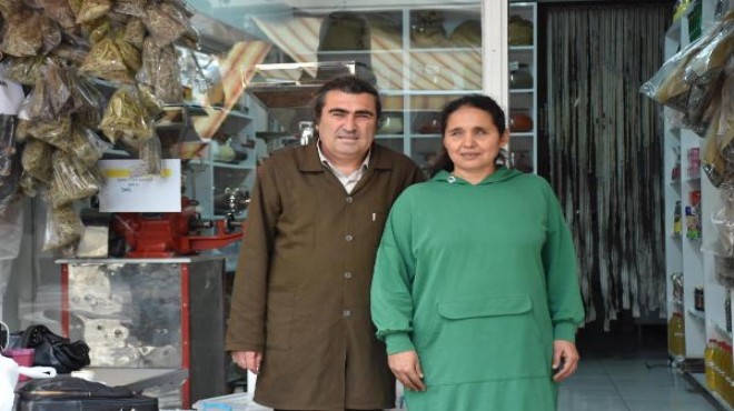 İzmir de engelli çiftten  engelsiz  dükkan