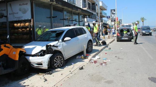 İzmir de feci kaza: Karşıya geçmek isterken canından oldu