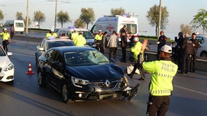 İzmir de feci kaza: Yolun karşısına geçerken canından oldu!