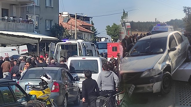 İzmir de feci kazada can pazarı... Otobüs durağına daldı!