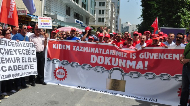 İşçilerden kıdem tazminatı için grev: İzmir de hayat duracak!