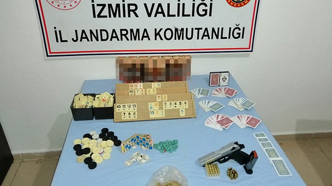 İzmir de kumar operasyonunda 21 kişiye para cezası!