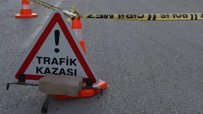 İzmir’de ölümlü kaza… Trafik pert!