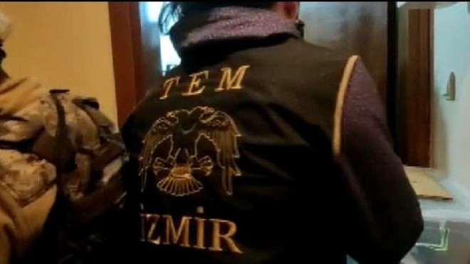 İzmir de PKK ve YPG ye propaganda baskını!
