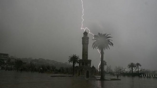 İzmir’de sekiz ilçeye yağış uyarısı!