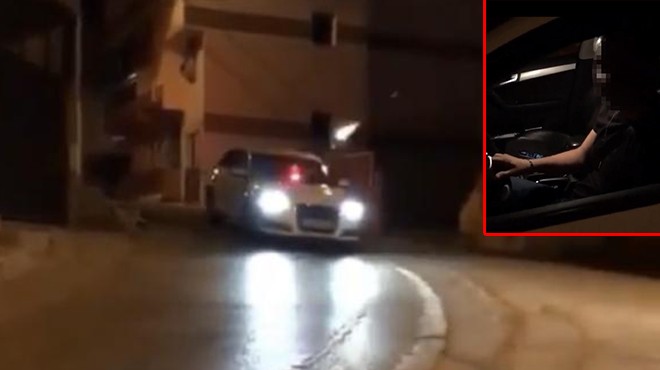 İzmir de arabaya çakar lamba takıp havaya sıkmıştı... Polis geldi, karizma gitti!