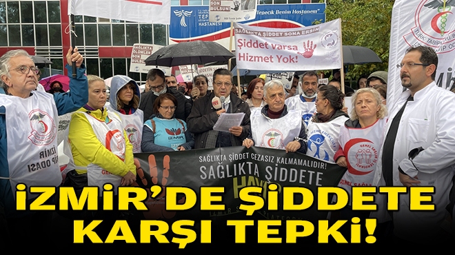 İzmir’de şiddete karşı tepki!