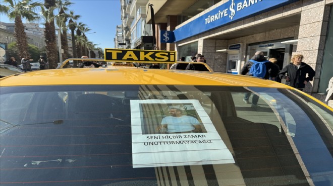 İzmir de taksicilerden sarı isyan!