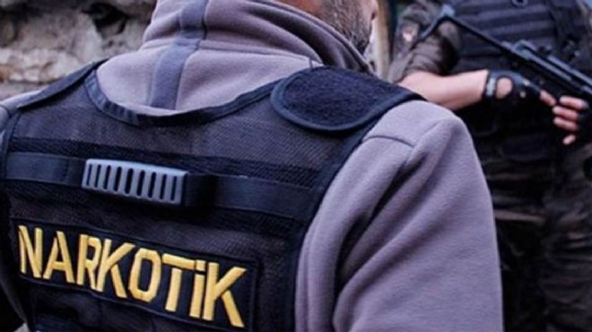 İzmir de uyuşturucu operasyonunda 1 kişi gözaltına alındı