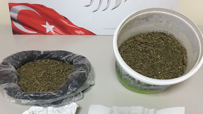 İzmir de uyuşturucu operasyonunda 1 tutuklama
