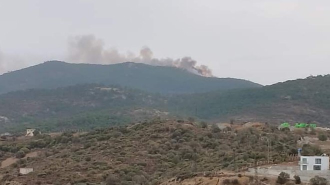 İzmir deki orman yangını söndürüldü!
