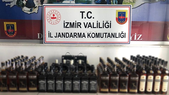 İzmir de yüzlerce şişe ölüm içkisi..!