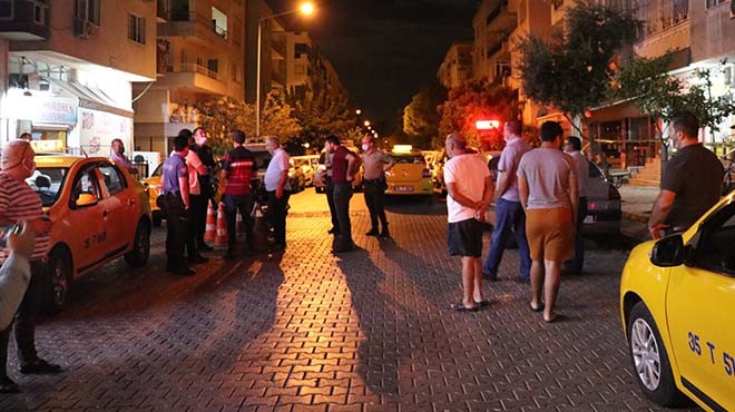 İzmir deki taksiciler arasında kavga: Silahlar konuştu!