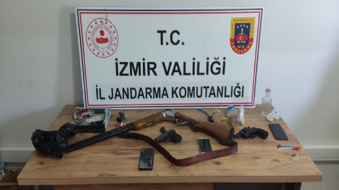 İzmir de uyuşturucu operasyonuna 5 tutuklama