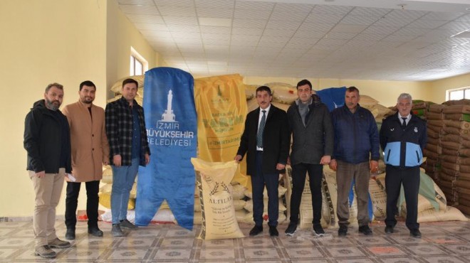 İzmir’den Kars’a 105 ton tohum desteği