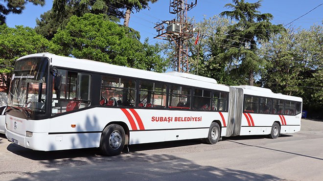 İzmir den Subaşı ya otobüs desteği
