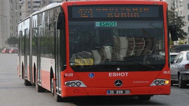 İzmir e bir şok daha: Yarın otobüsler de duracak!