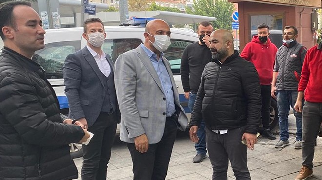 İzmir Emniyet Müdürü Şahne, esnafı ziyaret etti