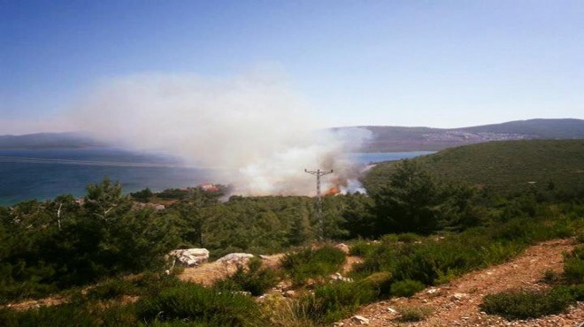 İzmir felaketi yaşıyor: Mordoğan da yanıyor