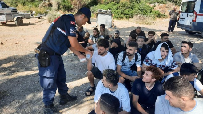 İzmir in düzensiz göçmen raporu: 373 kişi yakalandı