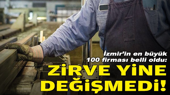 İzmir’in en büyük 100 firması belli oldu: Zirve değişmedi!