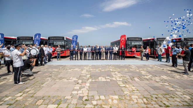 İzmir in filosuna 16 yerli otobüs