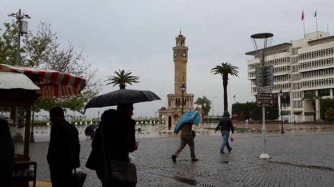 İzmir in haftalık hava durumu: Nisan yağmurları zamanı!