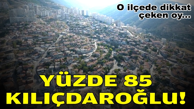 İzmir’in o ilçesinde dikkat çeken oy… Yüzde 85 Kılıçdaroğlu!
