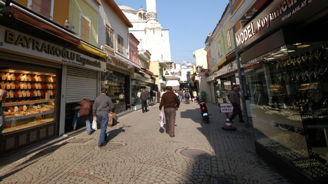 İzmir in tarihi çarşısına  hayat hattı 