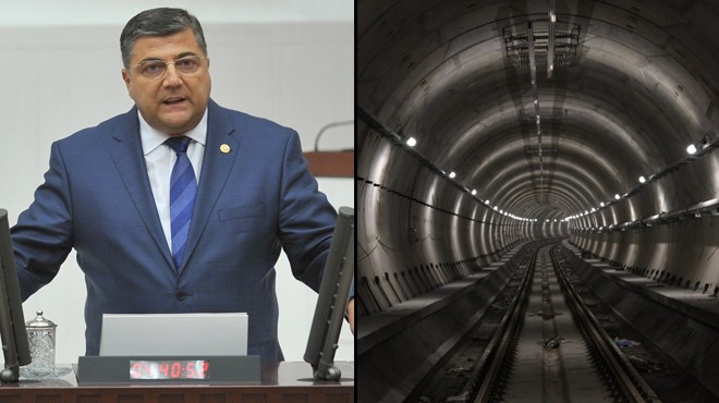 İzmir in yeni metro hattı Meclis gündeminde: Bakan a  istasyonlar neresi  sorusu!
