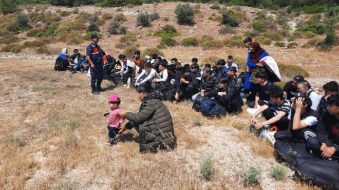 İzmir jandarmasından  mülteci  raporu: 10 günde 475 kaçak göçmen!