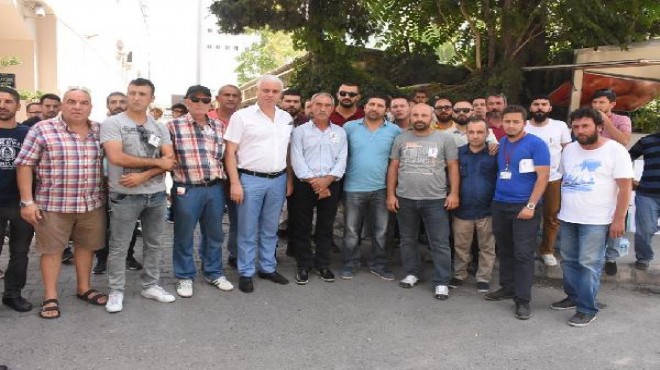 İzmir Liman işçilerinden  önlem  için eylem
