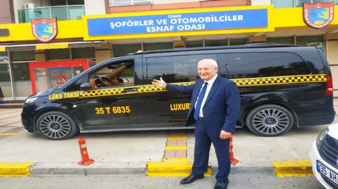 İzmir, Lüks Taksi ile tanışıyor… İlk sefer çok yakında!