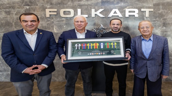 İzmir Spor Kulüpleri Birliği Vakfı ndan Folkart a ziyaret!