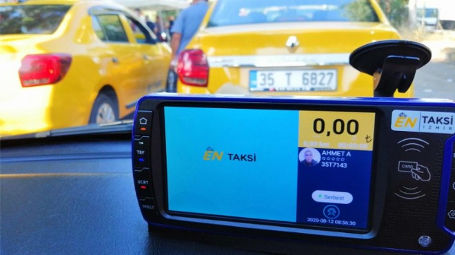 İzmir taksilerinde temassız ödeme dönemi