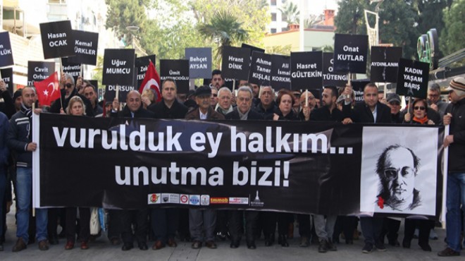 İzmir Uğur Mumcu’yu andı: Vurulduk ey halkım…