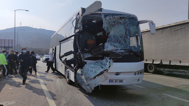 İzmir ve Bodrum dan öğrencileri taşıyan otobüs kaza yaptı: 24 öğrenci yaralandı!