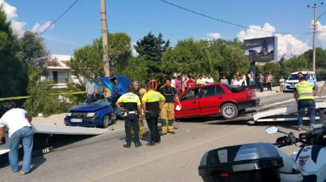 İzmir yolları kan gölü: 2 korkunç kaza 4 ölüm!