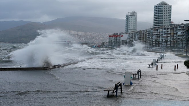 İzmir de fırtına ve yağmur ne kadar sürecek?