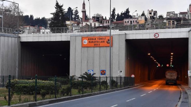 İzmirliler dikkat... Konak Tüneli o saate kadar kapalı!