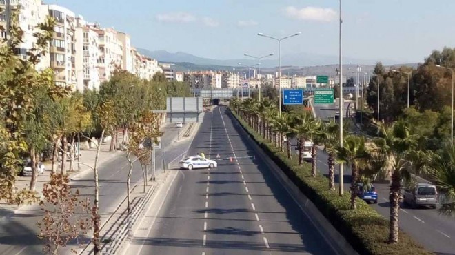 İzmirliler dikkat! Yol kapatıldı
