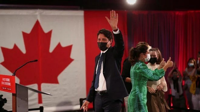 Kanada da seçimlerin galibi Başbakan Trudeau oldu
