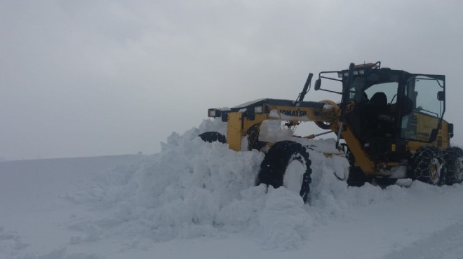 Kar esareti: 91 köy yolu kapandı!
