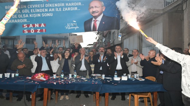 Karabağlar da CHP li adaylara coşkulu karşılama!