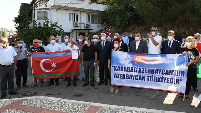 Karabağlar dan Azerbaycan a destek